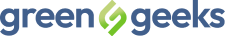 logo green 4 geeks de color azul